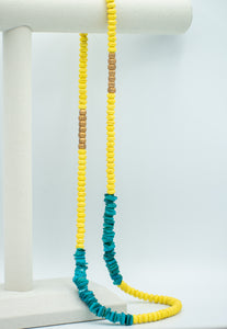 Marrakesh Yellow Velvet Necklace