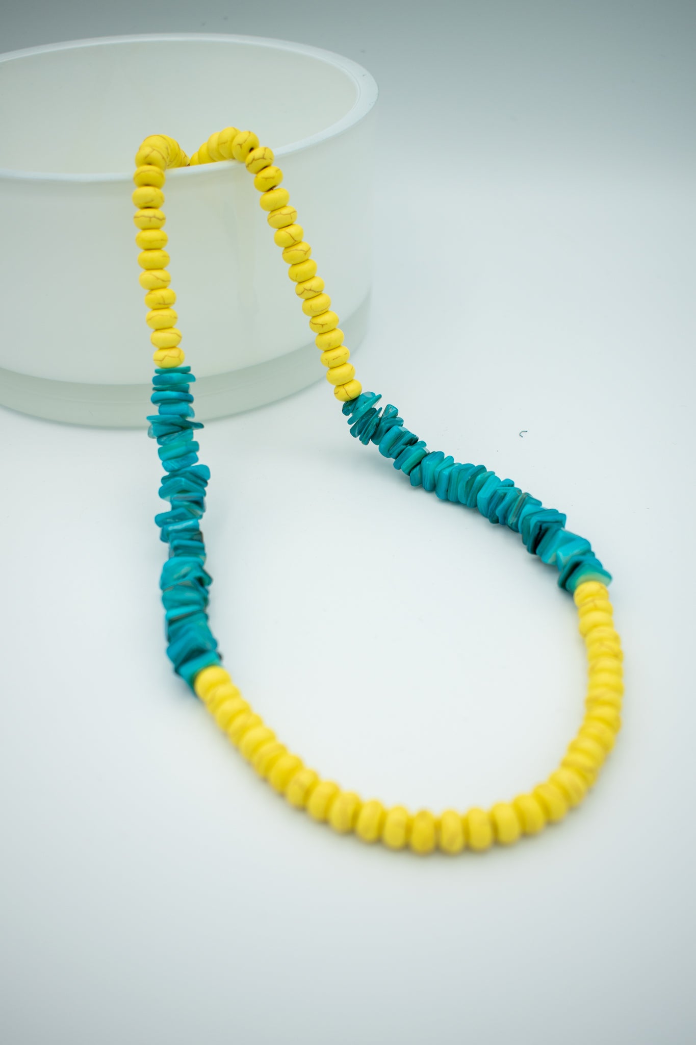 Marrakesh Yellow Velvet Necklace