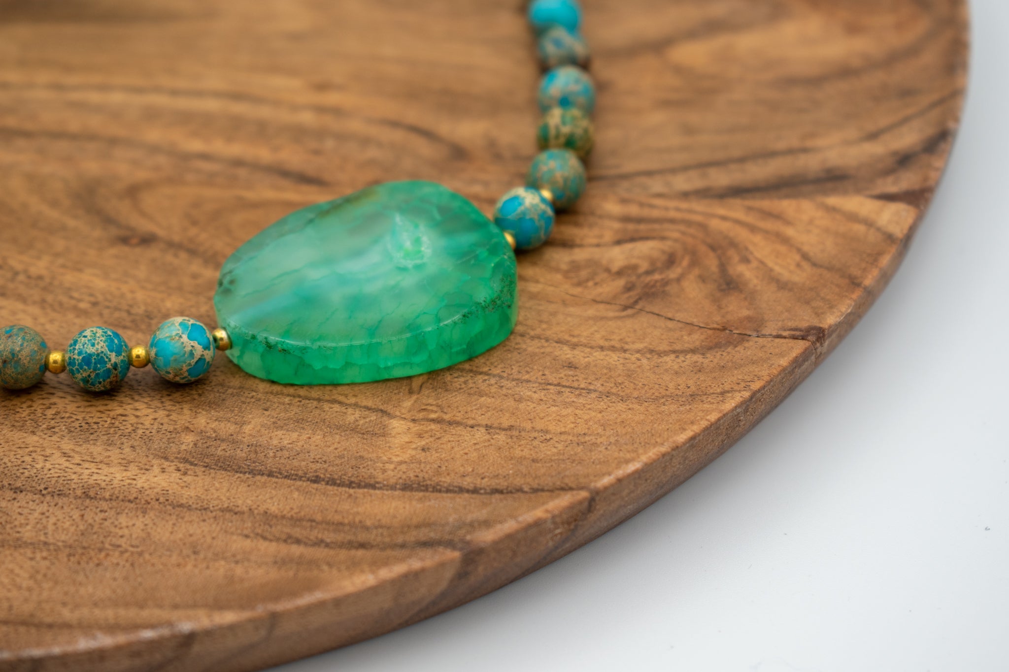 closeup of Bahama Breeze necklaces