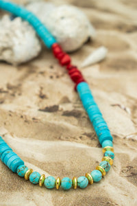 closeup of Marrakesh Ocean  Necklace