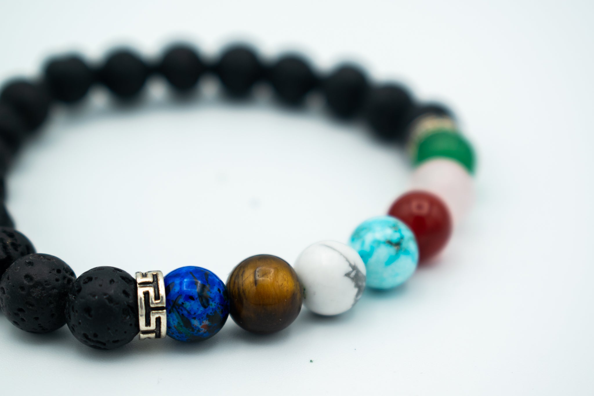 Emanuel chakra Colorful Healing Stones bracelet