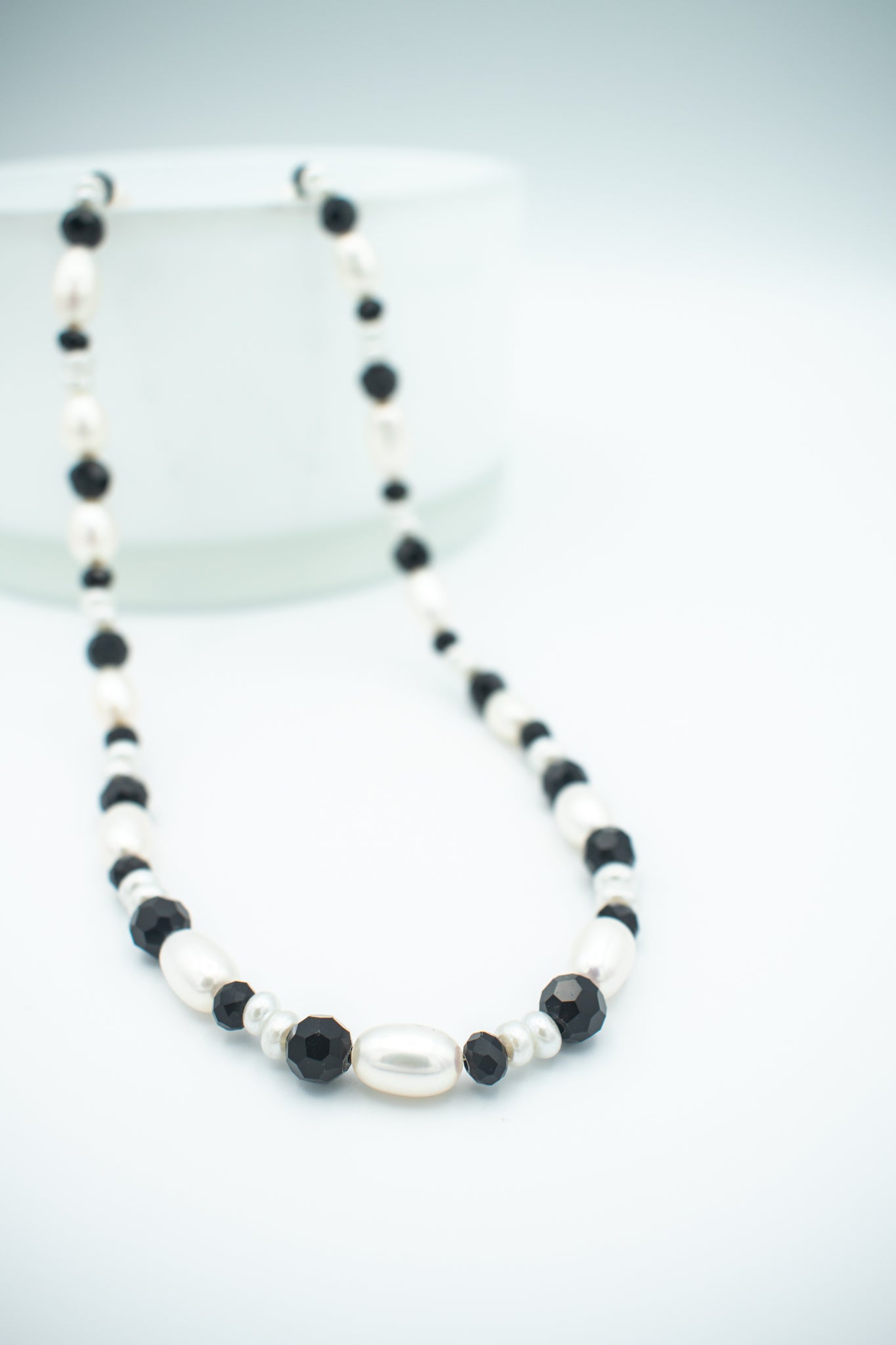 Bow-Tie Dirty Martini Pearl Necklace