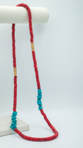 Marrakesh Red Velvet Necklace