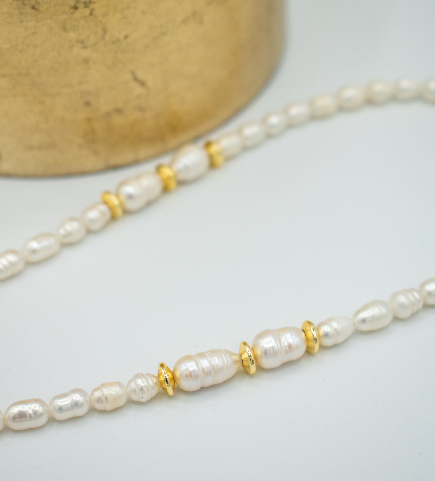 Upside Down Pearl Necklace