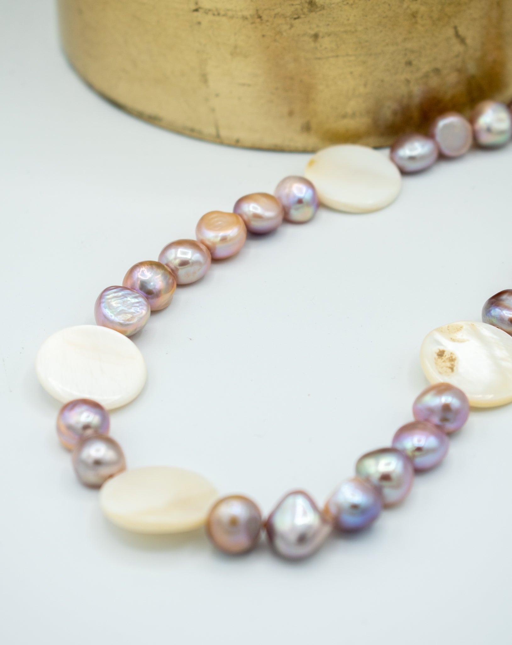 view of Ocean Serenity Flat Pearl Necklace