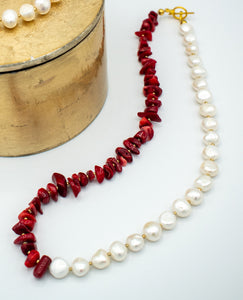 Lava & Ice ocean red Necklace