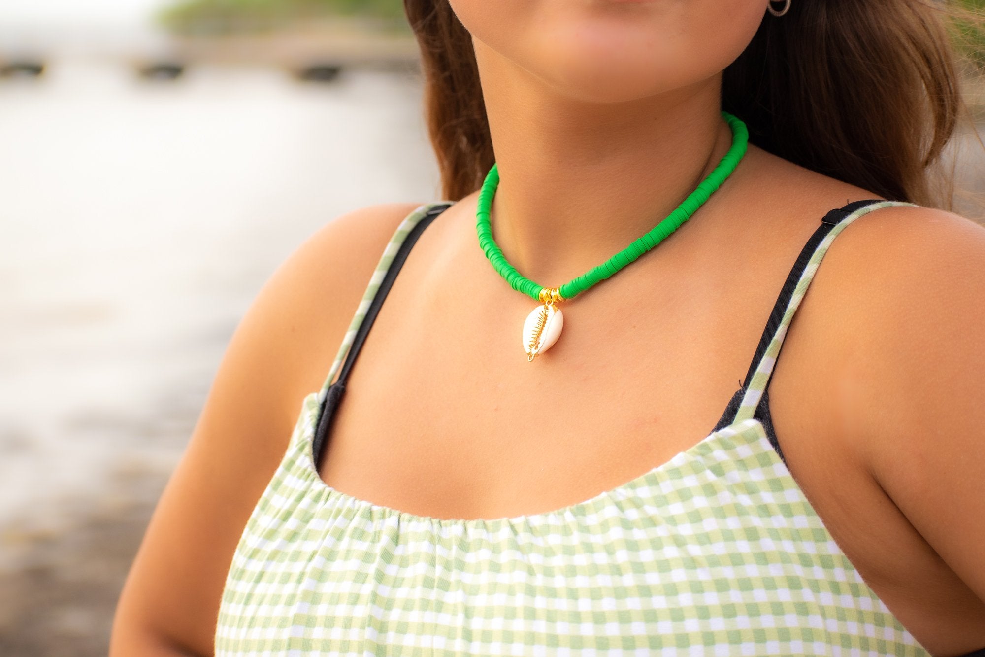 Abigail Summer Shell Choker Necklace