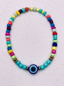 Blue Evil Eye Protection Bracelet