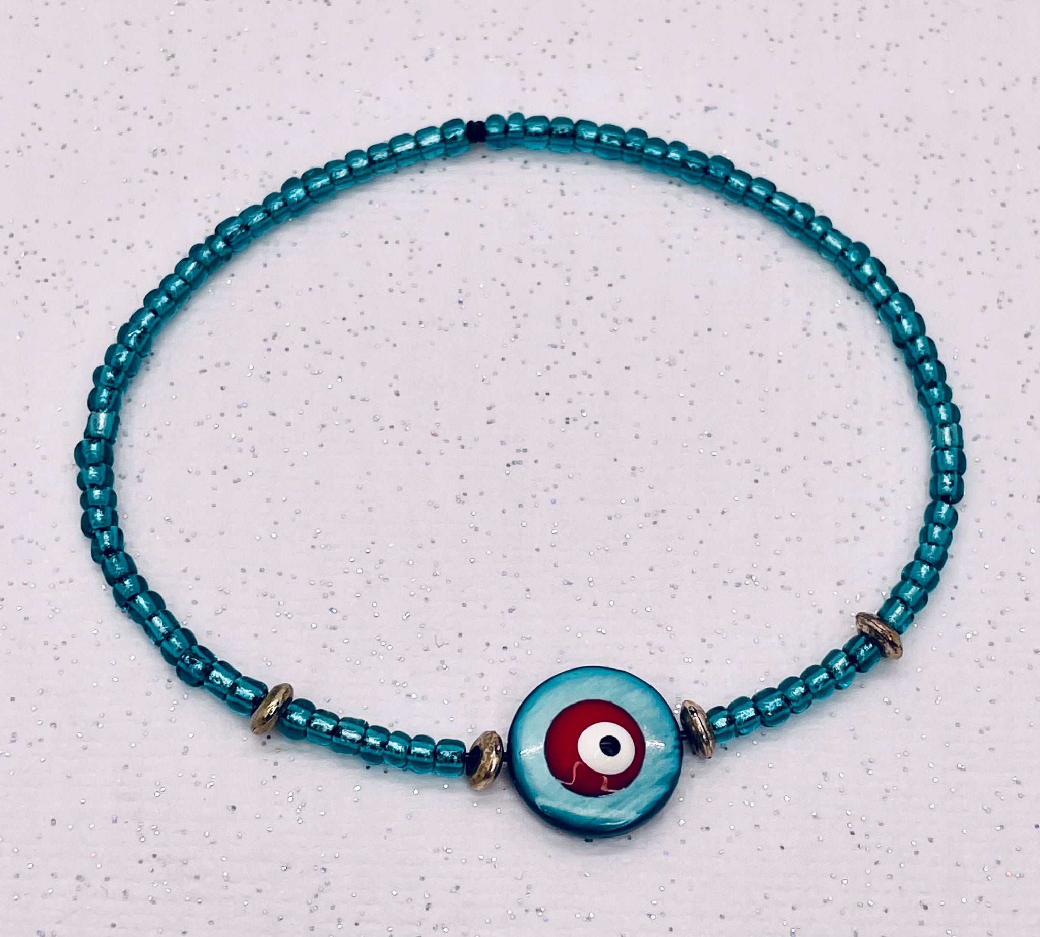 Blue Evil Eye Protection Bracelet