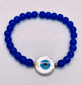 Blue Evil Eye Protection Bracelet