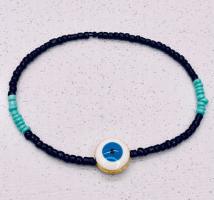 Blue Evil Eye Protection Bracelet