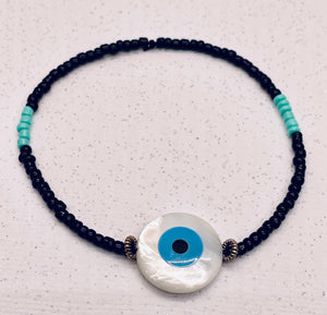 Blue Evil Eye Protection Bracelet