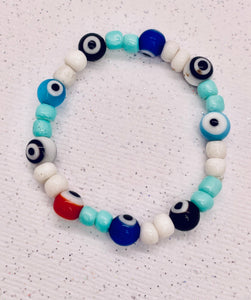 Blue Evil Eye Protection Bracelet